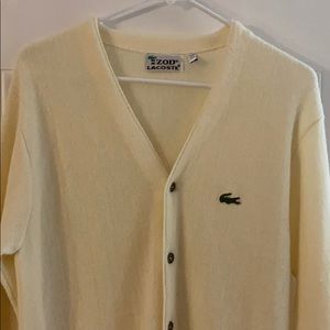 Vintage Izod Lacoste cardigan
